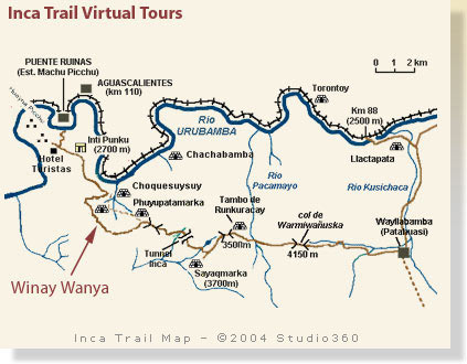 Inca Trail Map