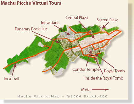 Machu Picchu Map